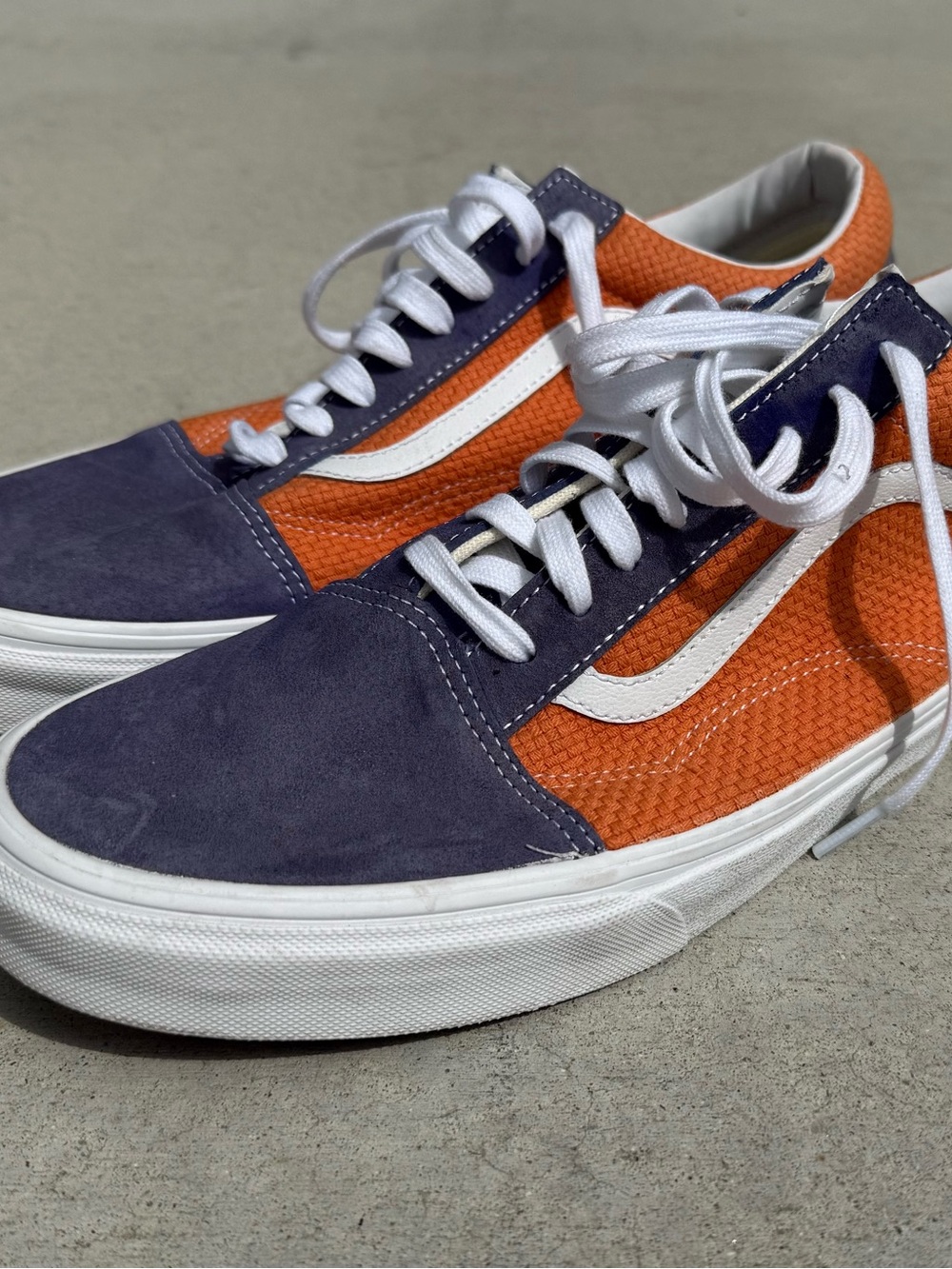 Vans Old Skool Sneakers - Orange & Navy
